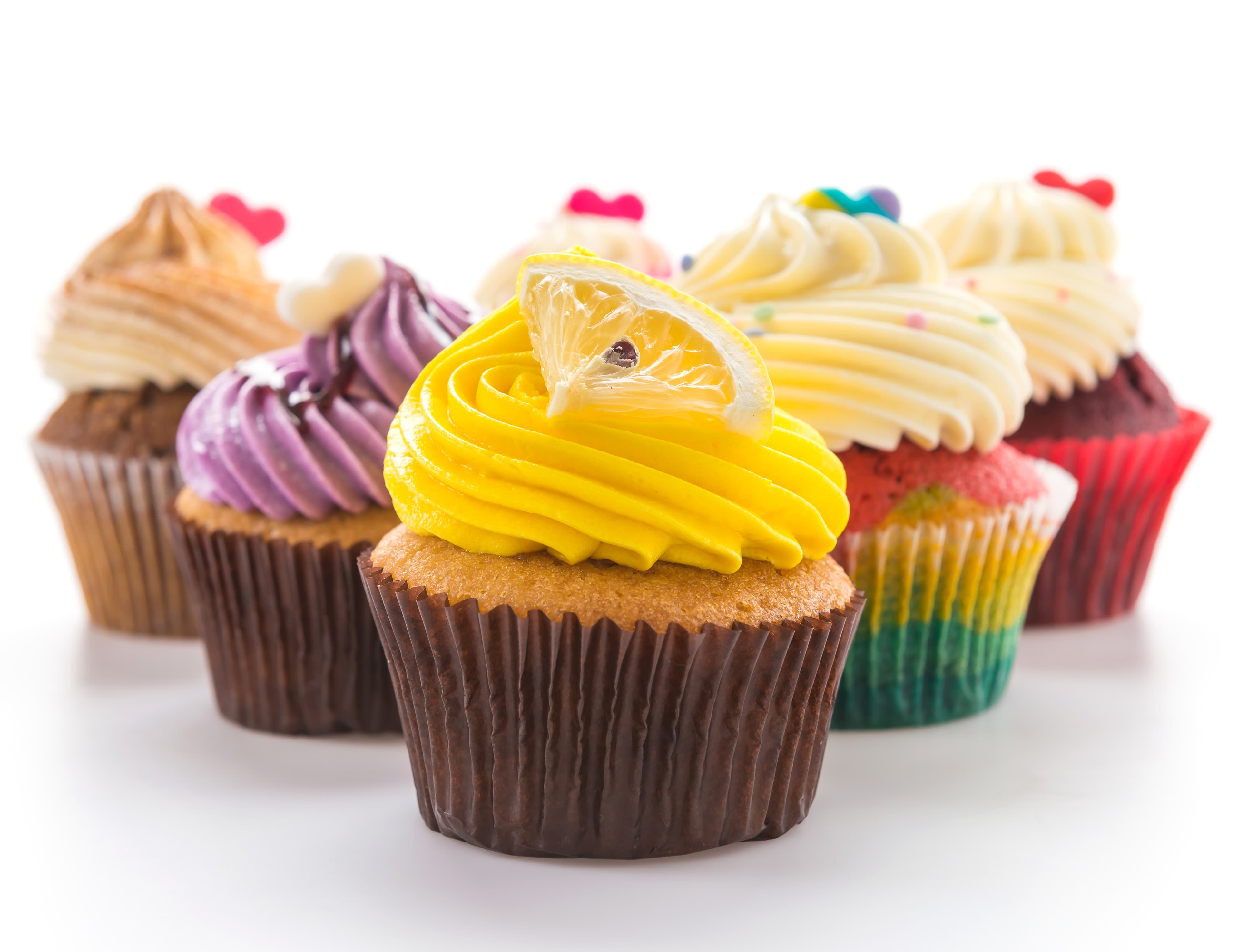 Caixa com cupcakes 6u.