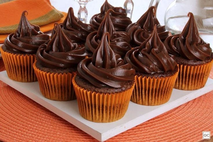 Cupcake de chocolate
